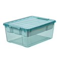 thumbnail image 1 of Hinati Clearance Sales Today Plastic Storage Box with Removable 4 Compartments Tray Portable Airtight Food Storage Containers Set, Dry Food Canisters for Cabinets, Countertop, Drawers, Under Sink, 1 of 9