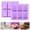 Purple, variant on Silicone Soap Molds, DISEN 6 Cavities DIY Handmade Soap Moulds, Rectangle Cake Pan Molds for Baking, Biscuit, Chocolate,Candy, Silicone Soap Bar Mold for Homemade Craft, Ice Cube Tray, Pink