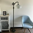thumbnail image 4 of Enjoy Decor Lamps 63-Inch Tiffany Gooseneck Adjustable 1-Light Floor Lamp with Stained Glass Bowl, 4 of 5