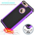 thumbnail image 2 of iPhone 7 Plus Case,iPhone 7 Plus(5.5 INCH) Case Hybrid Shock Absorbing Best Impact Defender Rugged Slim Cover Shell Plastic Outer & Rubber Silicone Inner For iPhone 7 Plus Njjex [New Ball], 2 of 4