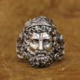 thumbnail image 4 of 925 Sterling Silver Poseidon Trident Ring King of Sea Punk Jewelry TA416 Large Model US Size 16, 4 of 17