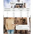 thumbnail image 4 of Sidefeel Women's Turtleneck Sweaters Long Sleeve Sweater Jumpers Relaxed Fit Chunky Pullovers S 4-6, 4 of 9