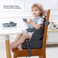 thumbnail image 4 of Asiento Elevador para mesa de comedor, asiento Elevador Con Respaldo y Cinturones de Seguridad Ajustables, Cojín Criate Portátil Para Vieges A Casa Para Niños, Bebés, 4 of 7