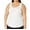 White, variant on WTXUE Tank Tops Sleeveless, Scoop Neck Women's Plus Size Shirttail Tank Solid Top for Women Summer Wear Solid | Casual for Women's Plus Sky Blue XXL