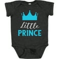 thumbnail image 3 of Inktastic Prince, Little Prince, King, Crown, Baby Boy Boys Baby Bodysuit, 3 of 5