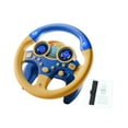 thumbnail image 3 of Volante de simulación, juguete de volante, divertidos juguetes vocales, controlador de conducción simulado interactivo para juegos al aire libre para Azul, 3 of 8