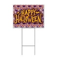 thumbnail image 1 of Happy Halloween (18" x 24") Yard Sign, Includes Metal Step Stake, 1 of 6