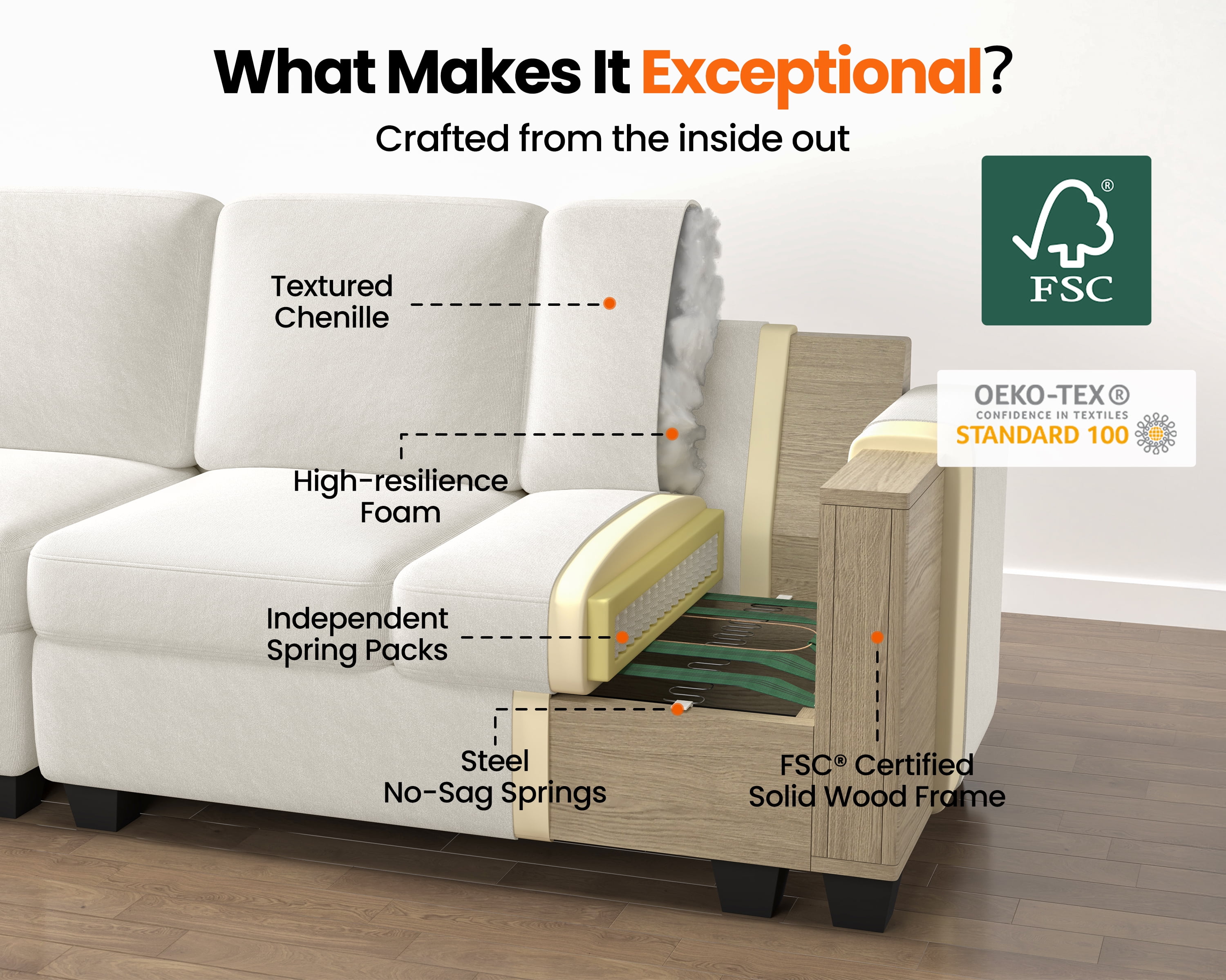 CHIC HOUSE Pull Out Sofa Bed Couch Full Size with Mattress USB, Convertible Sleeper Sofa Loveseat for Small Spaces RV, Corduroy Pull Out Couch Bed for Living Room with Cup Holders LED Lights, Beige