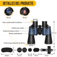 thumbnail image 3 of WOTOW Binoculares Telescopio, Prism&aacute;ticos Profesionales de Alta Potencia de 80x80 BAK4, Compacto HD Impermeable Telescopio, Alcance Visible hasta 3000 Metros, para Viajes Observar Aves F&am, 3 of 9