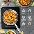 thumbnail image 2 of Olayks Portable Induction Cooktop, Countertop Burner Hot Plate 1500W With Sensor Touch, Electric Induction Cooker With 9-Level Adjustment, 3-Hour Timer, Auto-Shut-Off, LED Display, Auto Pot Detection, 2 of 8