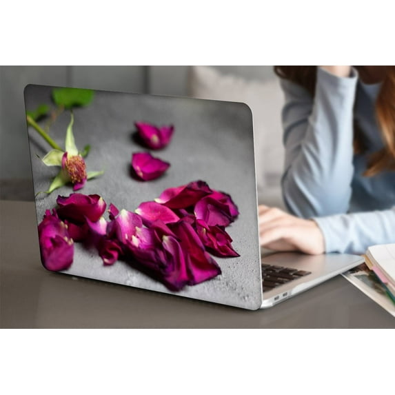 KSK KAISHEK Compatible MacBook Pro 14" Case 2021 2022 2023 Release Model A2779 M2/A2442 M1, Plastic Hard Shell + Black Keyboard Cover, Plants series 0447