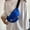 Blue, variant on Crossbody Chest Bag Lightweight Stylish And Versatile Small Waist Bag With Adjustable Strap For Travel Sports Running