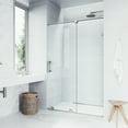thumbnail image 3 of Vigo VG6045STCL6473 Ryland 73" High X 64" Wide Sliding Frameless Shower Door - Stainless, 3 of 5