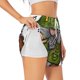 thumbnail image 1 of Balery Fishing Gnome Pantalones cortos deportivos para mujer con forro y dos bolsillos, elásticos, para entrenamiento, gimnasio, yoga-XX-Large, 1 of 7