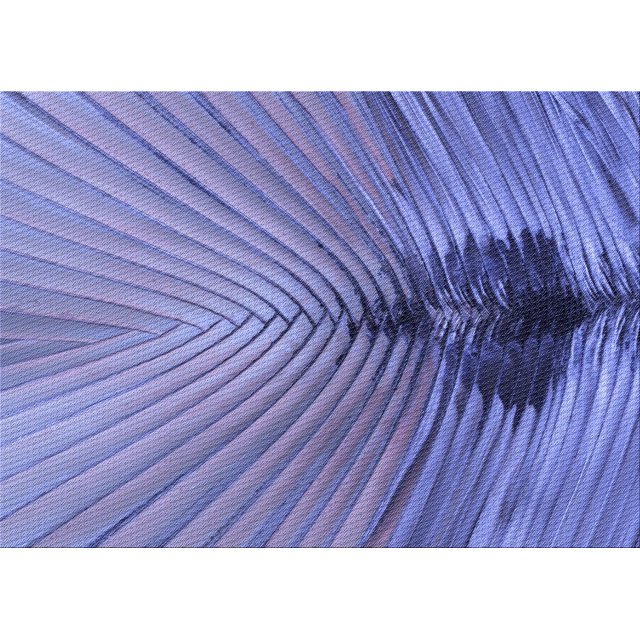 Ahgly Company Tapis d'Intérieur Lavables en Machine, Rectangle Transitionnel Bleu Ardoise, 5' x 7'