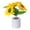 Yellow-3 Flowers, variant on HAHUT Twinkling Tree Sunflower Lamp, Rechargeable Touch Control, 3D Realistic Flower Lamp Night Light for Birthday Mother's Day Wedding Anniversary Gifts for Friends Teacher Family (3-Flowers)
