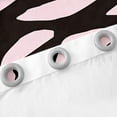 thumbnail image 5 of Zebra Print Curtains Black and Pink 30%-50% Blackout Curtains, Wild Animal Theme Curtains & Drapes Safari Bedroom Curtains, Abstract Stripe Window Treatments, 5 of 6