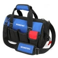 thumbnail image 1 of Bolsa para herramientas WORKPRO de 14 pulgadas con múltiples bolsillos y correa ajustable, 1 of 7