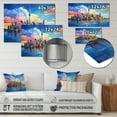 thumbnail image 4 of Designart "Pop Art of an Australian City" Sydney Metal Art Living Room, 4 of 5