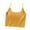 Yellow, variant on Timegard Womens Tank Tops with Built in Bras Summer Square Neck Spaghetti Strap Comfy Basic Tee Camis