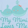 thumbnail image 2 of CafePress - My Mimi Loves Me Long Sleeve Infant Bodysuit - Long Sleeve Cotton Baby Bodysuit, 2 of 4