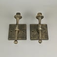 thumbnail image 5 of Zeckos Bronze Cast Iron Torchbearer Hand Wall Candle Holders Set of 2, 5 of 5