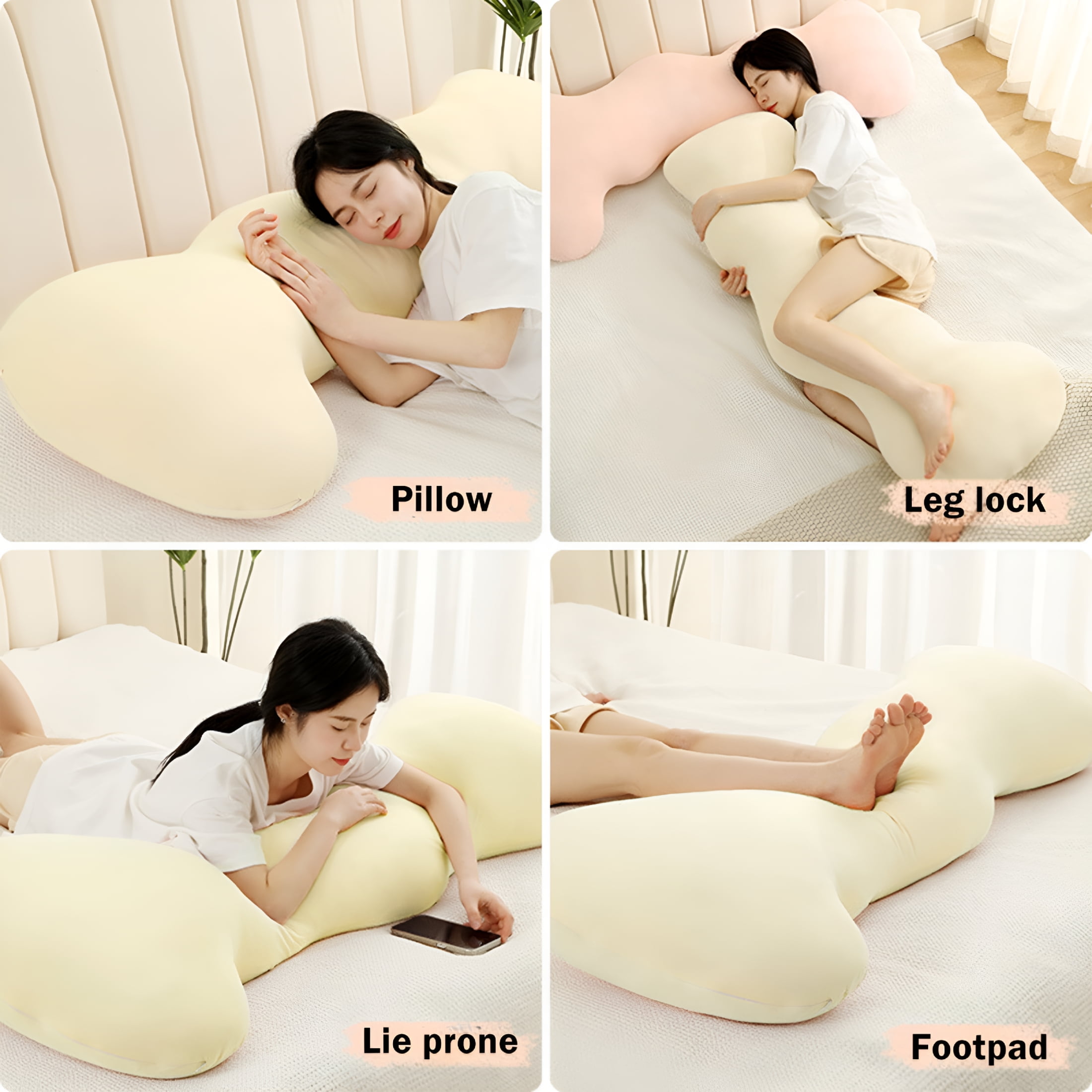 XIBUFE 2026 New Cool Body Pillow for Adults Extra Long Pillow for Bed Shredded Memory Foam Full Pillows for Bedroom, Sleep, Side Sleeper, Pregnancy, Home Use