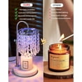 thumbnail image 6 of ZJQYDS Candle Warmer Lamp with Timer Dimmer and 3 Bulbs, Lamp Candle Warmer with Marble Base,Wax Melt Warmer for Jar Candles, Birthday Gifts for Women Mom, House Warming Gifts New Home Decor, 6 of 12
