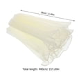 thumbnail image 6 of ELAYARD 4-Pack Beige Mesh Flower Bouquet Wrapping Paper with Wrinkle Design for Elegant Floral Arrangements, 6 of 7