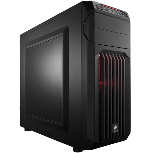 Gabinete Corsair Carbide SPEC-01 LED Rojo Ventilador USB3 Negro CC-9011050-WW Corsair CC-9011050-WW / Carbide SPEC-01