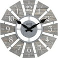 thumbnail image 3 of FirsTime & Co. Gray Numeral Windmill Wall Clock, Farmhouse, Analog, 24 x 2 x 24 in, 3 of 7