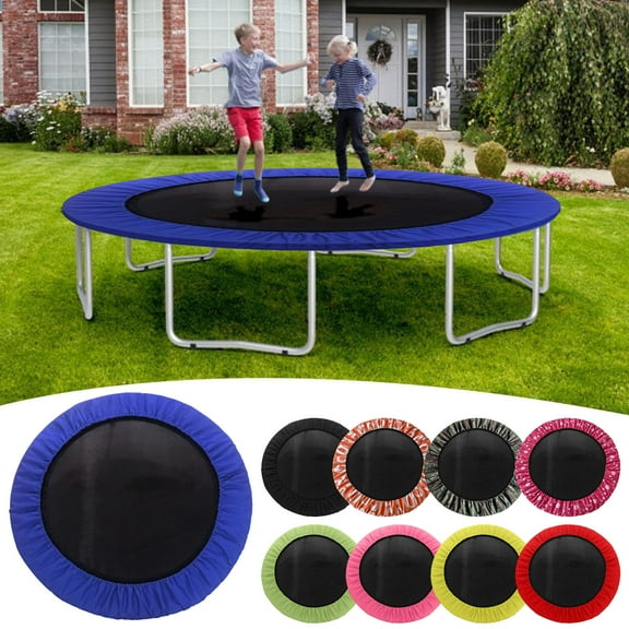 mtvxesu 36 Inch Trampoline Padding Replacement Cover Round Spring Protector Pad For Outdoor Jumping Safety 0.91 Meter Diameter 6 Hole Design
