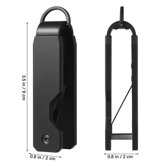 LEXSOMEO Compact Key Organizer Men Keychain Metal Key Holder Silent Key Organizer Pocket Key Chain Smart Keychain Metallic Key Holder