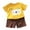 F-Yellow, variant on Zwiiyzr 0-6T Infant Toddler Baby Boy Clothes Summer Home Clothing Round Neck Short Sleeved Shorts Two-Piece Set Gray