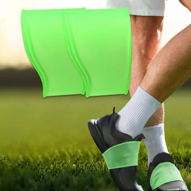 Bandas de encaje deportivas shamjiam 2 piezas calcetines de silicona multiusos reutilizables para baile Verde