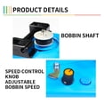 thumbnail image 5 of Adjustable Speed Sewing Machine Winder, YC-16 Bobbin Electronic Winder With Thread Stand Embroidery Machine Bottom Thread, 5 of 6