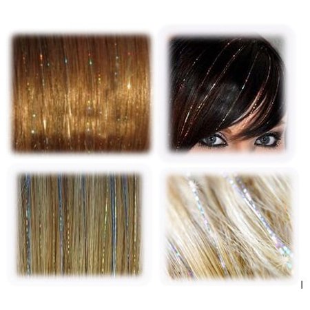 40 Hair Tinsel 100 Strands Shiny Yellow Gold Walmart Canada