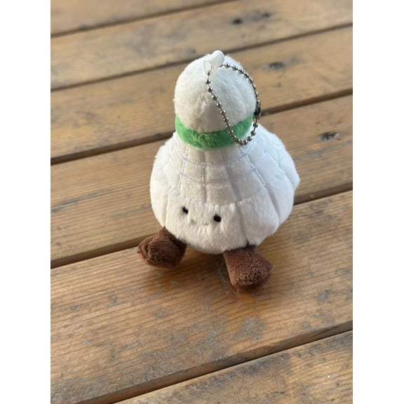 Plush Badminton Doll Keychain - Cute Soft Cartoon Keyring Toy, Novelty Bag Charm for Women, Men & Kids, Adorable Plush Accessory for Keys, Backpacks & Purses