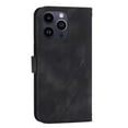 thumbnail image 3 of For Iphone 15 Pro Max Embossed Line Leather Phone Case With Lanyard(Black),iPhone 14 Pro Max, 3 of 6