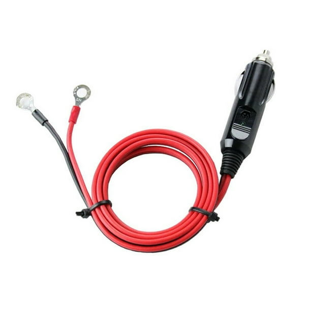 alextreme Car 15A Male Plug Lighter Adapter Power Supply Cord With 60Cm Cable Wire Parts Vehicle Walmart.com