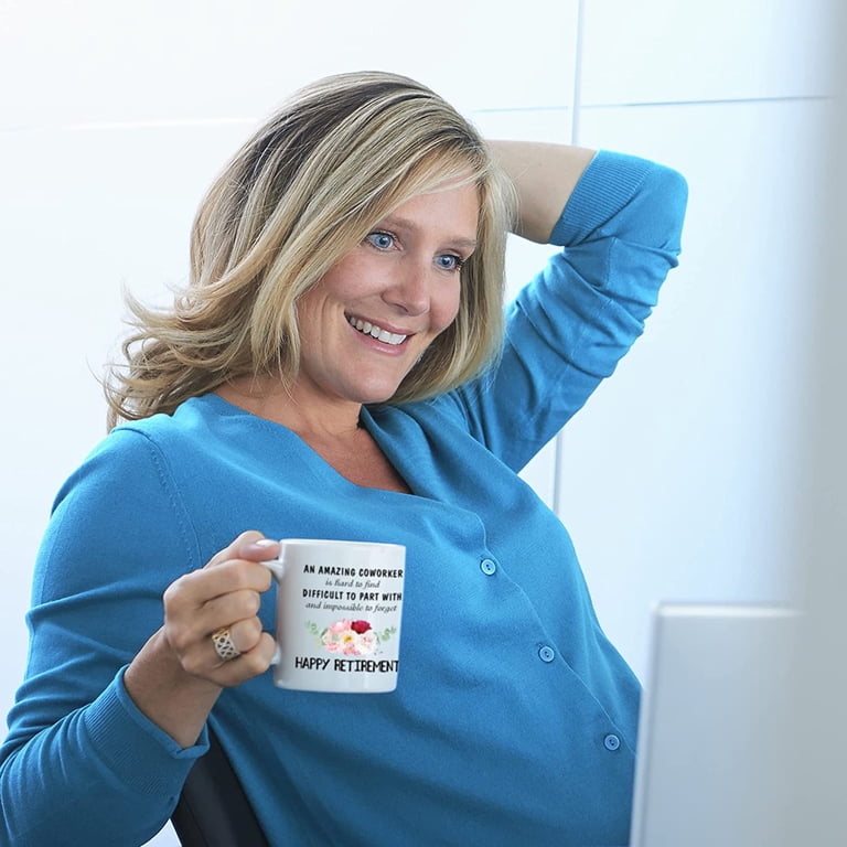 ZenMood Regalo per Collega Che Cambia Lavoro o Va in Pensione, Tazza Termica per Donna Insegnante, Buona Fortuna Caffè (20oz