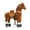 Brown & White, variant on Hoof Horse Toy, Brown & White