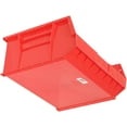 thumbnail image 2 of Red Plastic Stacking Bin 16-1/2 x 14-3/4 x 7, Lot of 6, 2 of 4
