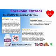 BOGO Pure Forskolin Extract Diet Supplement 2-90 Ct Btls 250mg 20% Extract