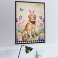 thumbnail image 2 of Golden Retriever with Easter Egg and Tulip 500 Piece Puzzle&nbsp;– Cute Dog Spring Scene of a Golden Retriever with Holiday Symbols, A Sweet and Festive Blend of Pet and Seasonal Art, 2 of 8