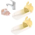 thumbnail image 1 of FYBTO Faucet Extender For Kids,2Pcs Silicone Cartoon Water Faucet Extender,Fits Sink Spout Tub For Kitchen And Bathroom,Hand Extender Washing Faucet Covers,Cartoon Design For Kids,Hand Washing-0624, 1 of 5
