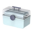 thumbnail image 3 of Caja de almacenamiento de medicamentos Strade Fareast Limited organizador de 3 capas azul, 3 of 7
