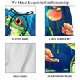 thumbnail image 4 of luoweisi Men's Beach Shorts Quick Dry Swim Trunks with Mesh Lining Frog L, 4 of 5