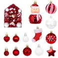 thumbnail image 2 of Clearance EGNMCR Christmas Balls Ornaments Shatterproof 72Pcs Colorful Christmas Hanging Balls - Christmas Proof Ornaments For Party Christmas Tree Supplies Happy New Year!, 2 of 6