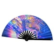 thumbnail image 4 of Esquirla Foldable Hand Fan Dance Fan Large Handheld Fan for Wedding Birthday Festival Space, 4 of 8
